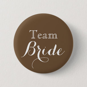 Badge Rond 5 Cm Bride de l'équipe mariage