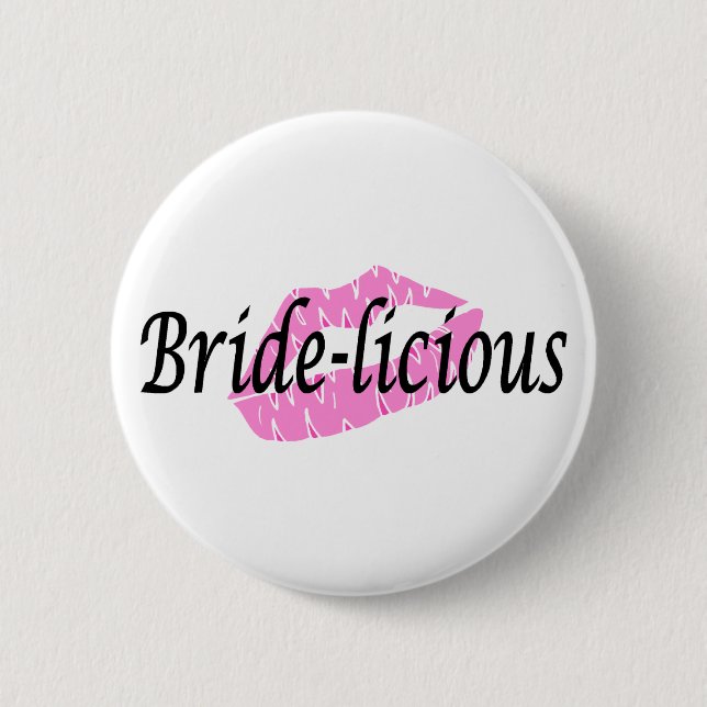 Badge Rond 5 Cm Bridelicious (Devant)
