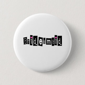 Badge Rond 5 Cm Bridesmaid