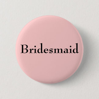 Badge Rond 5 Cm Bridesmaid