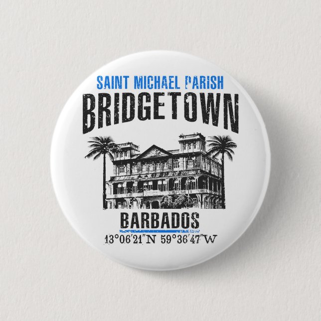Badge Rond 5 Cm Bridgetown (Devant)