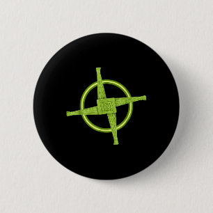 Badge Rond 5 Cm Brigid''Croix Pagan Christian T-shirt irlandais St