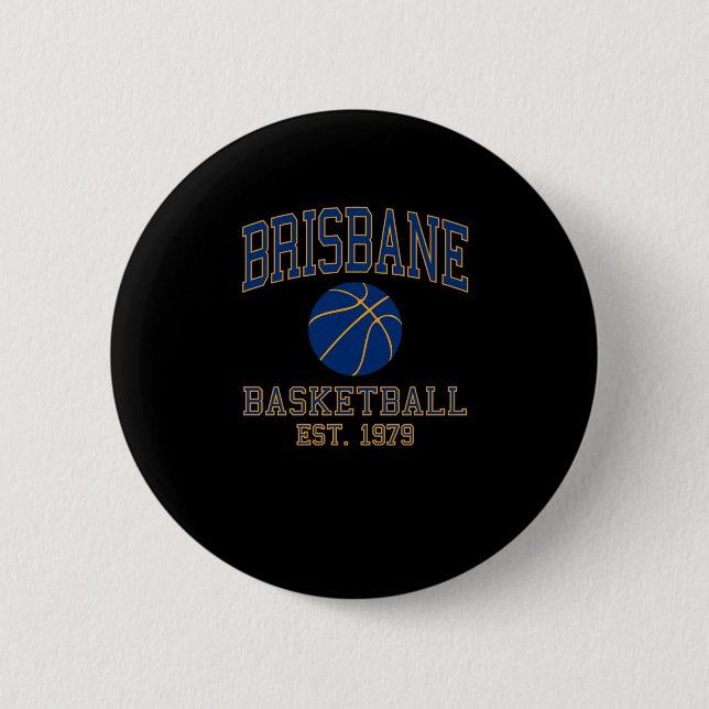 Badge Rond 5 Cm Brisbane (Devant)