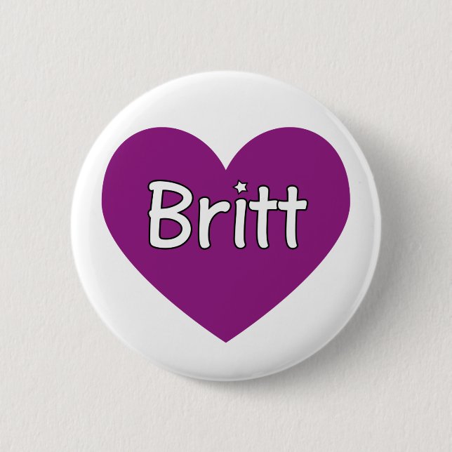 Badge Rond 5 Cm Britt (Devant)