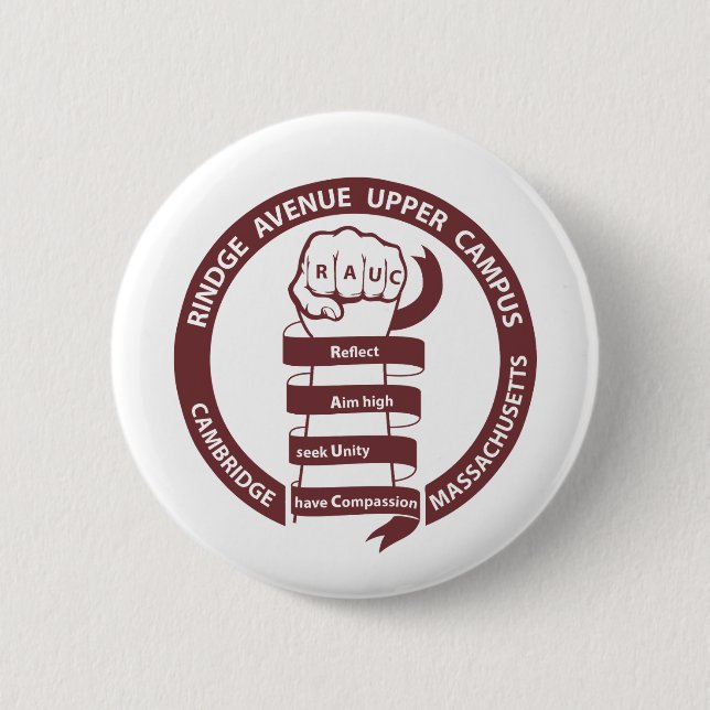 Badge Rond 5 Cm broche de bouton RAUC (Devant)