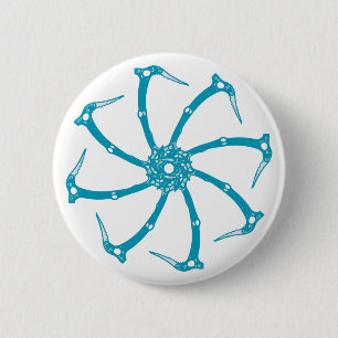 Badge Rond 5 Cm Broche de l'outil de glace