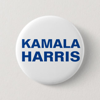 Badge Rond 5 Cm Broche Kamala Harris (PERSONNALISABLE)