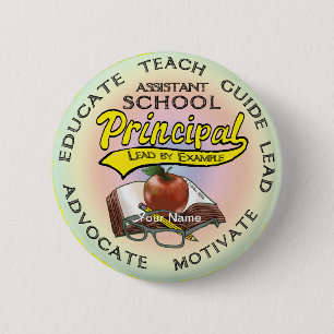 Badge Rond 5 Cm Broche principale de l'assistant