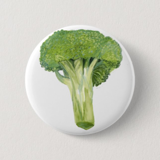 Badge Rond 5 Cm brocoli (Devant)
