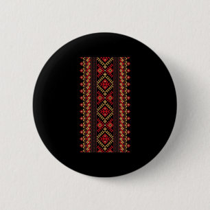 Badge Rond 5 Cm Broderie Ukraine Vyshyvanka Imprimer Motif ethniqu
