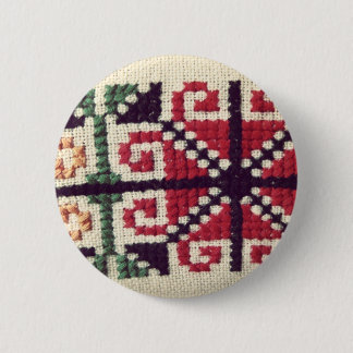 Badge Rond 5 Cm Broderie ukrainienne