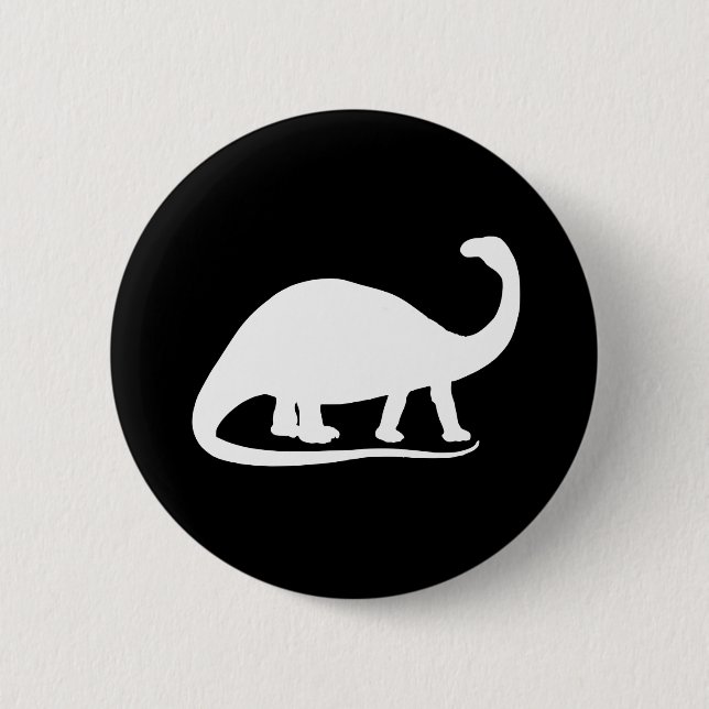 Badge Rond 5 Cm Brontosaurus (Devant)