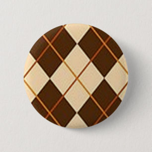 Badge Rond 5 Cm Brown