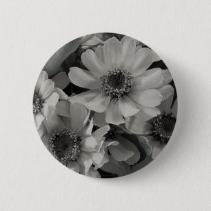 Badge Rond 5 Cm Brown Eyed Susan Flowers