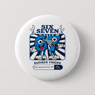 Badge Rond 5 Cm Bruh 67 Six Seven 6-7 Talian Brainrot Meme Pour En