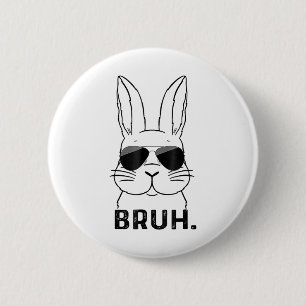 Badge Rond 5 Cm Bruh Mème Drôle Dire Bro Salutation Ados garçons E