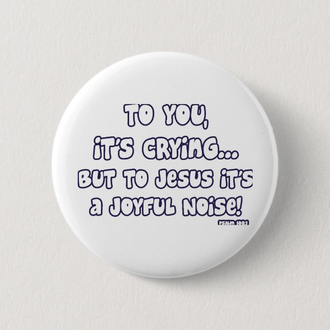 Badge Rond 5 Cm Bruit joyeux (Devant)