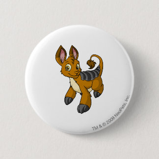 Badge Rond 5 Cm Brun de Bori