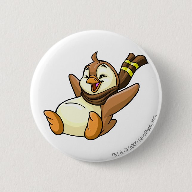 Badge Rond 5 Cm Brun de Bruce (Devant)