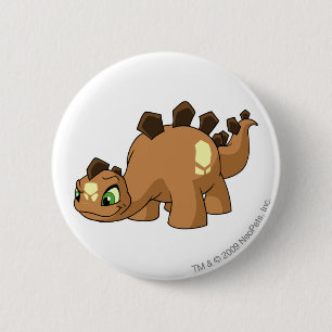 Badge Rond 5 Cm Brun de Chomby
