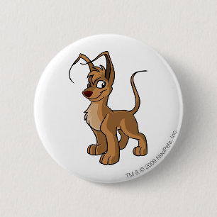 Badge Rond 5 Cm Brun de Gelert