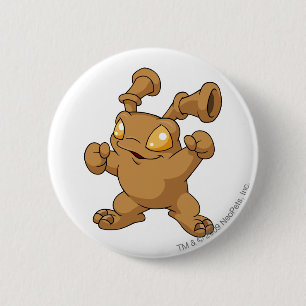 Badge Rond 5 Cm Brun de Grundo