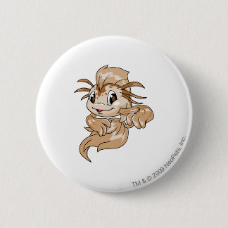 Badge Rond 5 Cm Brun de Koi