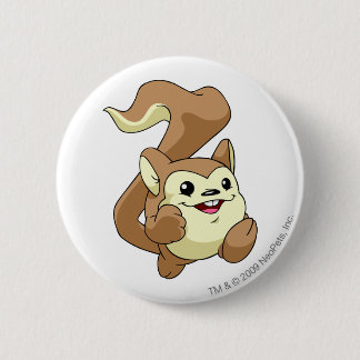 Badge Rond 5 Cm Brun de Meerca