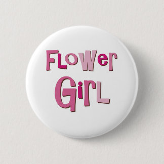 Badge Rond 5 Cm Brun de rose de FlowerGirl