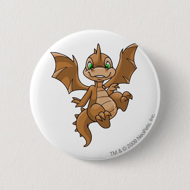 Badge Rond 5 Cm Brun de Scorchio (Devant)