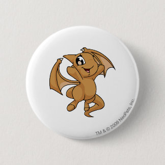 Badge Rond 5 Cm Brun de Shoyru