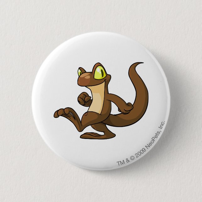 Badge Rond 5 Cm Brun de Techo (Devant)