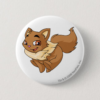 Badge Rond 5 Cm Brun de Wocky