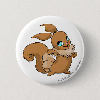 Badge Rond 5 Cm Brun d'Usul