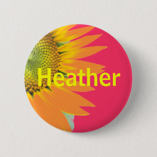 Badge Rond 5 Cm Bruyère