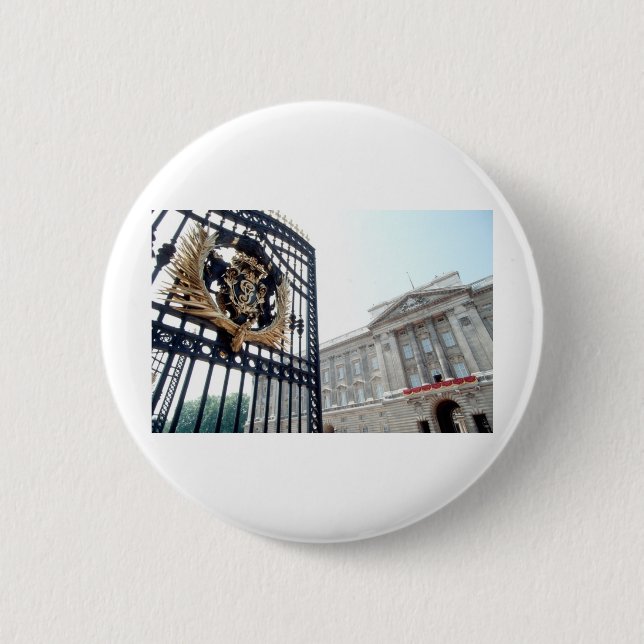 Badge Rond 5 Cm Buckingham Palace (Devant)
