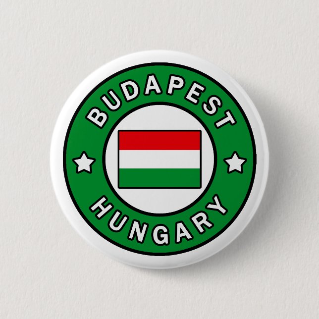 Badge Rond 5 Cm Budapest Hongrie (Devant)