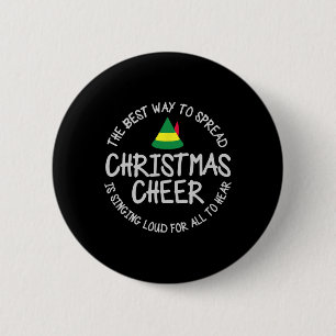 Badge Rond 5 Cm Buddy Elf Christmas Cheer 2024