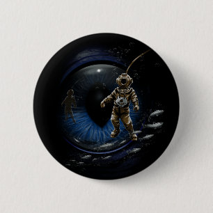 Badge Rond 5 Cm Buddy plongeur