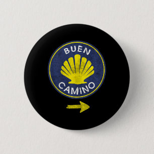 Badge Rond 5 Cm Buen Camino Shell El Camino De Santiago De Compost