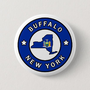 Badge Rond 5 Cm Buffalo New York