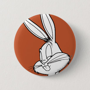 Badge Rond 5 Cm BUGS BUNNY™ Mischievous