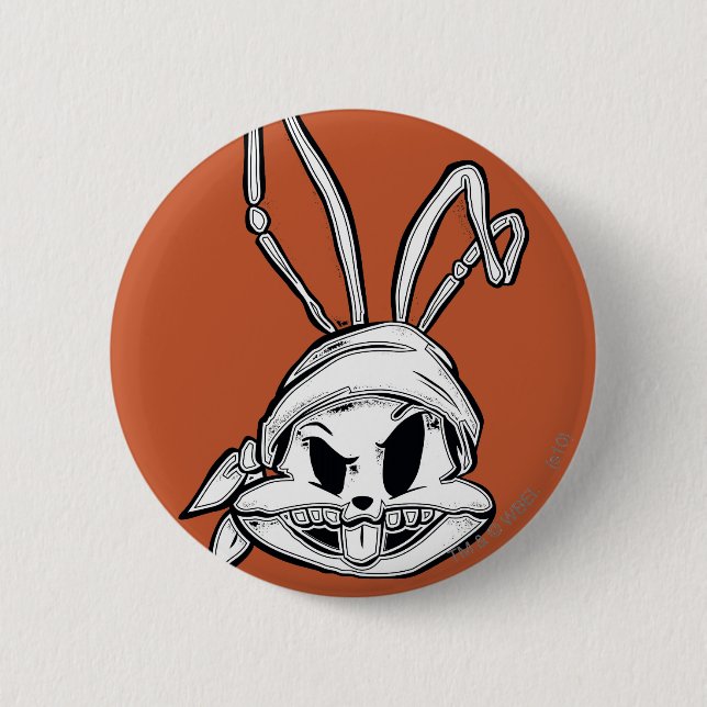Badge Rond 5 Cm BUGS BUNNY™ Pirate (Devant)