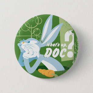 Badge Rond 5 Cm BUGS BUNNY™ What's Up, Doc ?