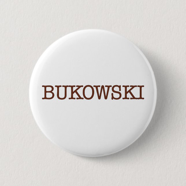 Badge Rond 5 Cm Bukowski (Devant)