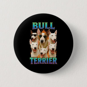 Badge Rond 5 Cm Bull Terrier