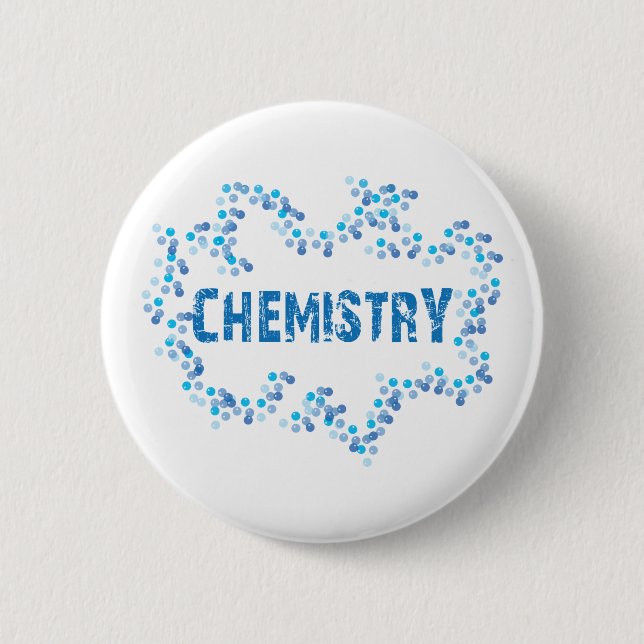 Badge Rond 5 Cm Bulles de chimie (Devant)