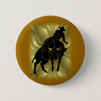 Badge Rond 5 Cm Bullrider 303
