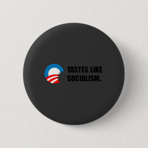 Badge Rond 5 Cm Bumpersticker anti-Obama - Des goûts comme le soci
