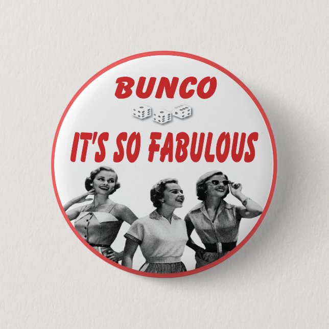 Badge Rond 5 Cm bunco il est si fabuleux (Devant)